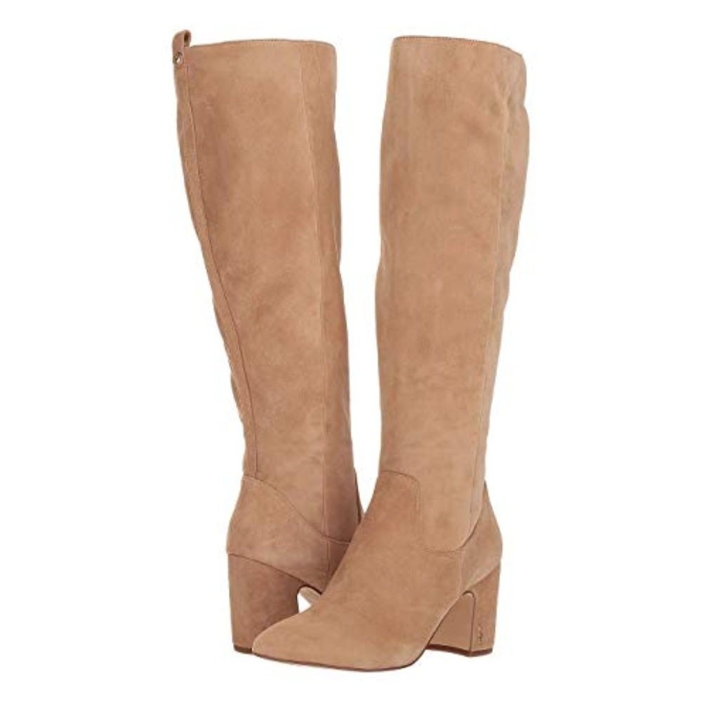 Sam Edelman Calla Suede Boots (Golden Caramel)